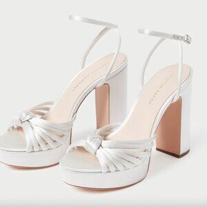 Loeffler Randall Rivka Cream Block Heel